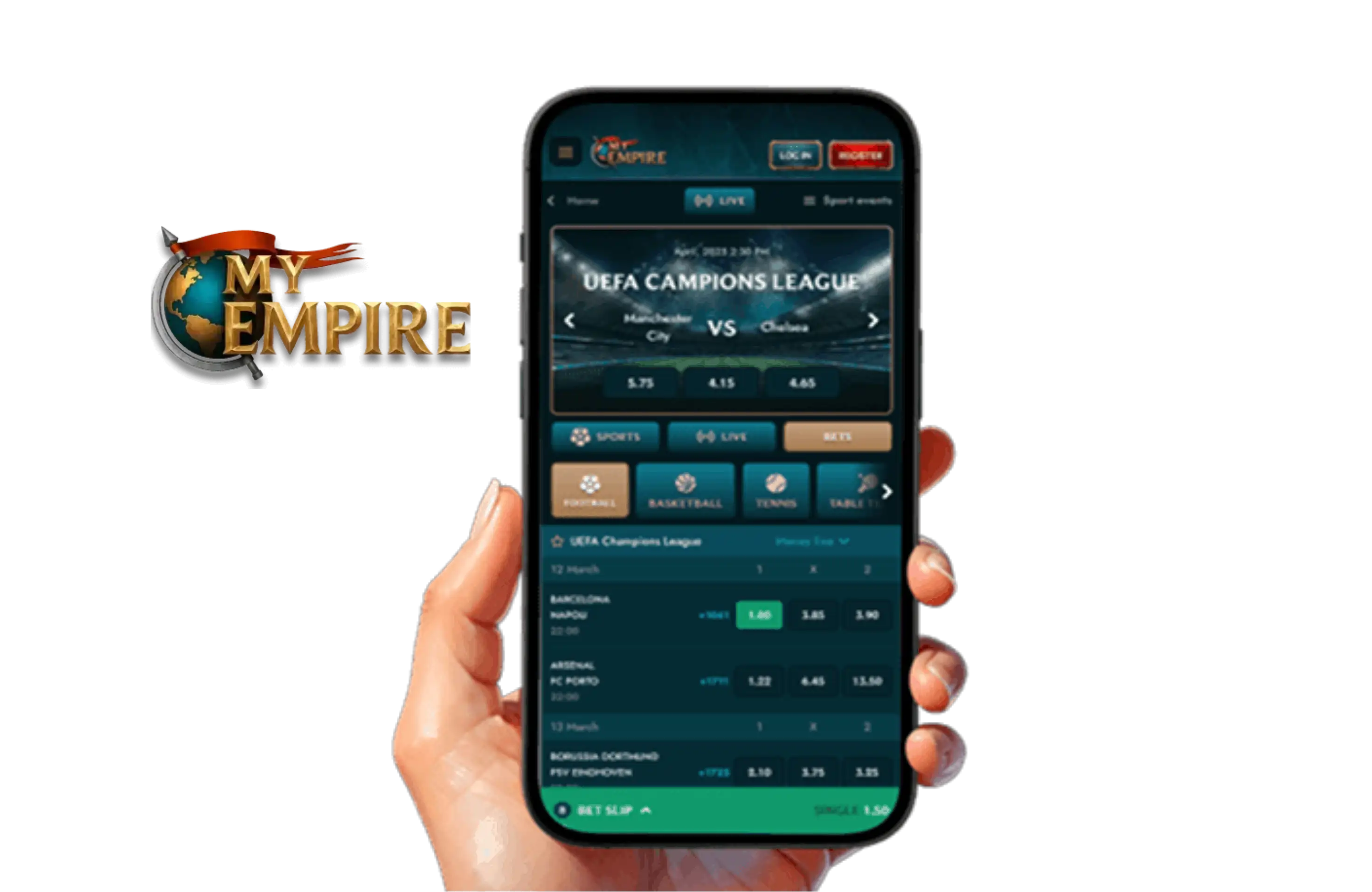 Capture d'écran de l'app MyEmpire Casino